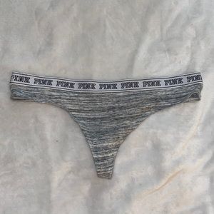 PINK Grey Thong